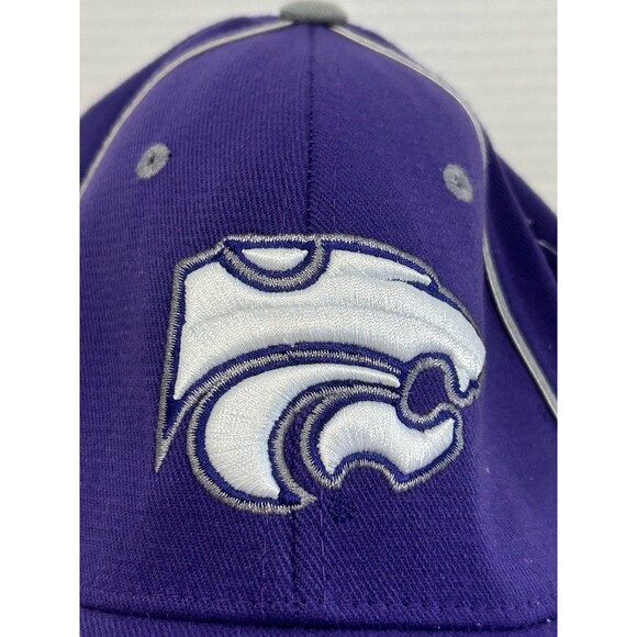 Top of the World Cap Hat Unisex One Fit Blue Kansas State Wildcats Licensed Cap - Picture 2 of 10